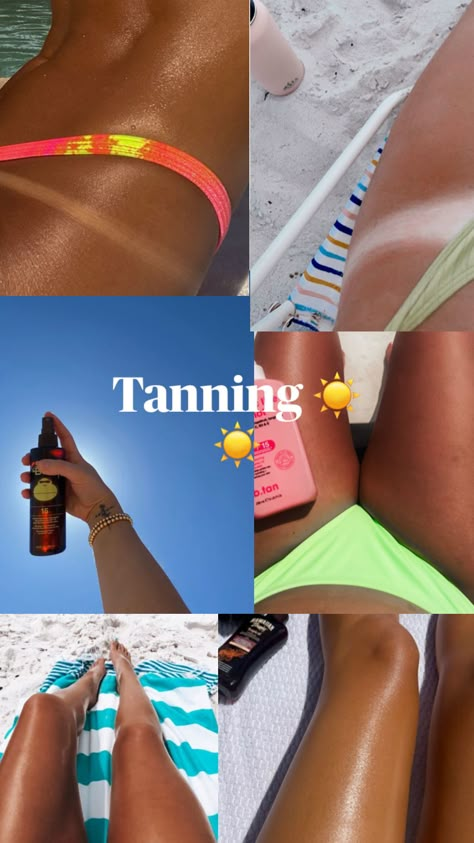 How To Get A Good Tan, Tan Line Pictures, Tanning Tips In The Sun, Tanning Aesthetic, Tanning Goals, How To Get Tan, Tanning Tips, Summer Picture Poses, Summer Scrapbook