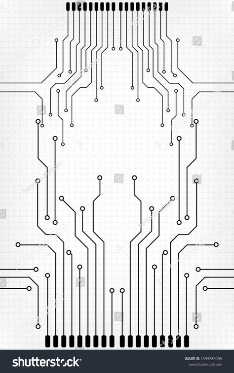 Circuit Board Technology Information Pattern Concept Vector Background. Grayscale Color Abstract PCB Trace Data Infographic Design Illustration. #Ad , #SPONSORED, #Concept#Pattern#Background#Vector Information Technology Tattoo, Circuit Board Pattern, Circuit Tattoos, Infographic Design Illustration, Circuit Tattoo, Circuit Pattern, Electric Pattern, Periodic Table Words, Data Infographic