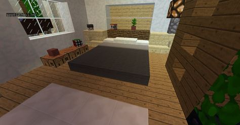 Bedroom - Minecraft Furniture Minecraft Modern Bedroom, Minecraft Modern House Designs, Modern Luxury Bedroom Furniture, Furniture Minecraft, Bedroom Minecraft, Minecraft House Decorations, Bedroom Ideas Minecraft, Minecraft Houses For Girls, Minecraft Houses Interior