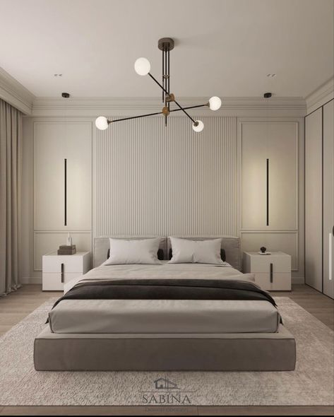 Modern Minalist Bedroom, Bedroom Ideas Contemporary, Hollywood Bedroom, Bedroom Design Luxury, Modern Bedroom Lighting, Best Bedroom Designs, Stylish Bedroom Design, Modern Minimalist Bedroom, Minimalist Bedroom Design