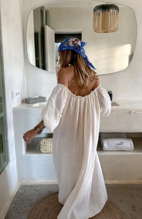 Mallorca Dress, Mode Boho, Long Dress Casual, Mode Inspo, Vestido Casual, Inspired Outfits, Fashion Fits, Women Long Dresses, Estilo Boho