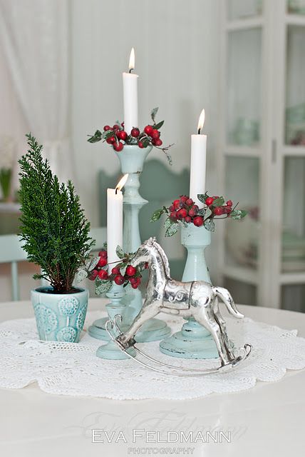 Aqua Christmas, Teal Christmas, Turquoise Christmas, Red Christmas Decor, Cottage Christmas, White Christmas Decor, Christmas Tablescapes, The Cottage, Holiday Inspiration