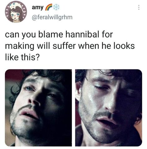 Hannigram Memes, Hannibal Meme, Hannibal Lecter Series, Hannibal Funny, Hannibal Tv Show, Will Graham Hannibal, Hannibal Tv Series, Hannibal Series, Nbc Hannibal