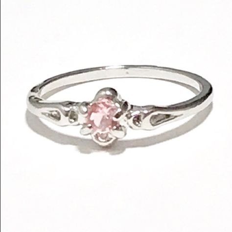 Silver Tone Simulated Pink Sapphire Silver Tone Ring Size 9 New Without Tags Fairytale Ring, Pink Wedding Rings, Rings Pink, Pink Stone Rings, Pink Engagement Ring, Purity Ring, Ring Inspo, Future Engagement Rings, Pink Sapphire Ring