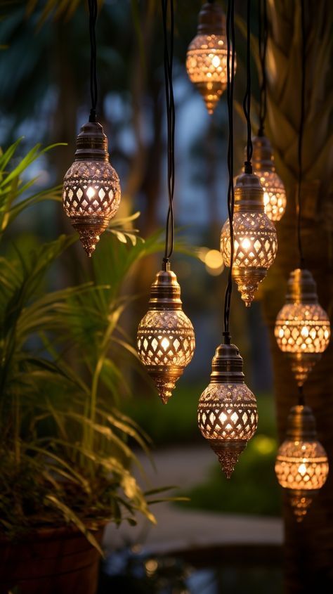 Ramzan Image, Sufi Night, Candle Light Photography, Moroccan Lights, Moroccan Outdoor, Arabian Decor, Collage Photo Frame Design, Disney Movie Art, Outdoor Lighting Design