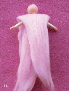 Felt Doll Tutorial, Tovad Ull, Diy Tricot, Needle Felting Tutorial, Felt Angel, Wool Dolls, Needle Felting Diy, Autumn Fairy, Felt Fairy