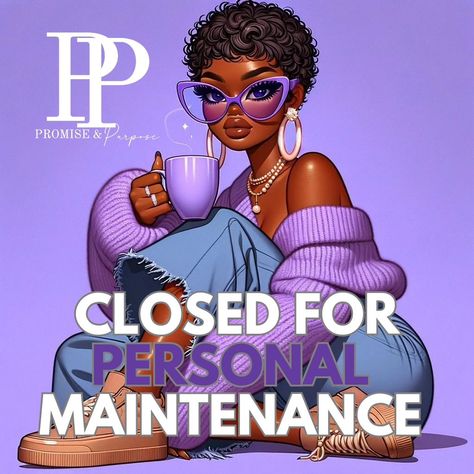 We're closed for personal maintenance aka vacation this week. We will return to the office Tuesday, July 30, 2024. All orders received during this time will be completed and shipped after that date with exception of those who were received this past weekend. Thank you for allowing us time to enjoy our family before school and the busy holiday season! We're ready to lock in and serve all of you upon our return! #promiseandpurpose #mousepad #mousepads #deskmat #deskdecor #vacation African American Woman Quotes, Queen Drawing, Short Positive Quotes, Color Healing, Daily Greetings, Black Afro, Weekend Quotes, Serious Quotes, Before School