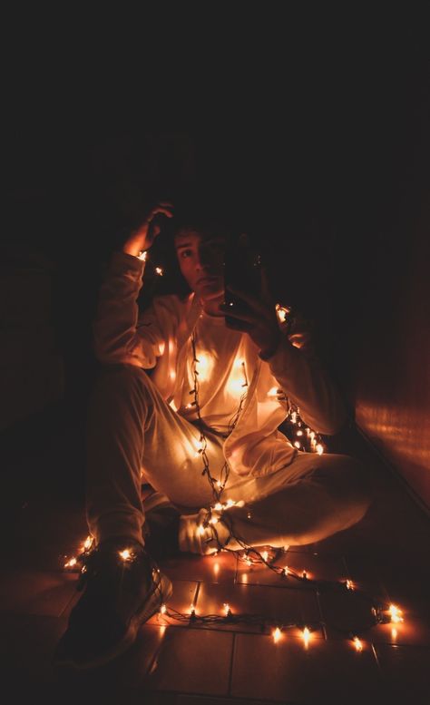 #fairylights #christmas #christmaslights #lights #men #menstyle Christmas Lights Wrapped Around People, Wrapped In Christmas Lights Photoshoot, Christmas Photoshoot Men, Poses With Fairy Lights, Photoshoot Ideas With Lights, Low Budget Photoshoot, Fairy Lights Photoshoot, Christmas Light Photoshoot, Fairy Lights Photography