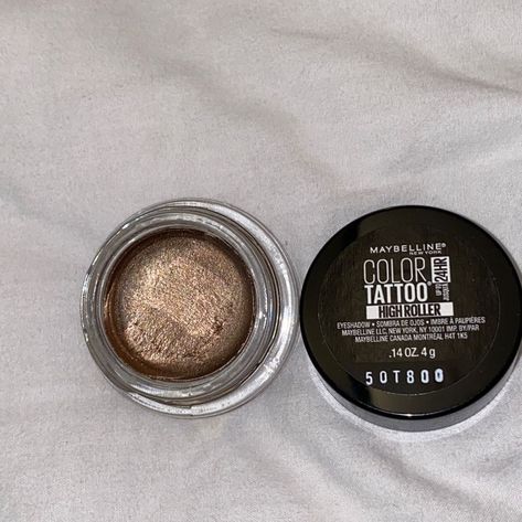 Photos & Videos for Maybelline Color Tattoo Eye Shadow High Roller - 0.14oz | Influenster Tattoo Eye, So Disappointed, Maybelline Color Tattoo, High Roller, Makeup Artistry, Color Tattoo, Eye Shadow, Maybelline, So Excited