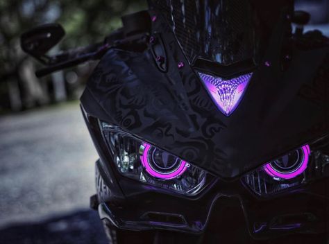 Purple Demon, Xe Bugatti, Aerox 155 Yamaha, Purple Motorcycle, Moto Wallpapers, Purple Bike, Xe Ducati, Yamaha R25, Yamaha R3