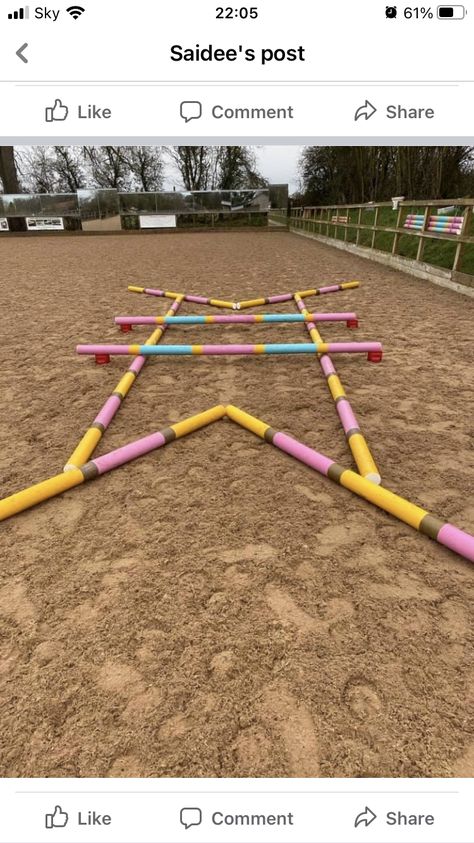 Horse Riding Pole Exercises, Horse Pole Work Exercises, Polework Exercises For Horses, Horse Gymnastic Exercises, Horse Jumps Diy Homemade, Trot Pole Exercises For Horses, Lunging Exercises For Horses, Horse Pole Work, Horse Exercises Flatwork