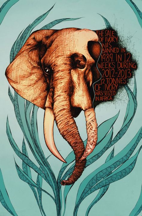 Melt Aesthetic, Hitesh Durgani, Environmental Art Projects, Drawing Typography, Endangered Species Art, Aesthetic Face, Digital Inspiration, Franz Marc, Typography Artwork