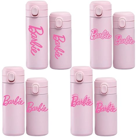 Barbie Insulated Cup Outdoor Portable Bouncing Lid Water Bottle Cartoon Cute 304 Stainless Steel Water Bottle Cartoon, Stainless Steel Thermos, Insulated Cups, Cartoon Cute, Girl Gifts, Water Bottle, Stainless Steel, Water, Gifts