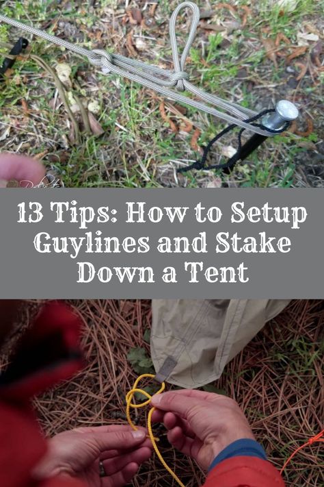 How to Setup Guylines Outfitter Tent, Best Tents For Camping, Tent Stakes, Tent Poles, Tent Camping, Bushcraft, Camping Trips, Tent, Camping