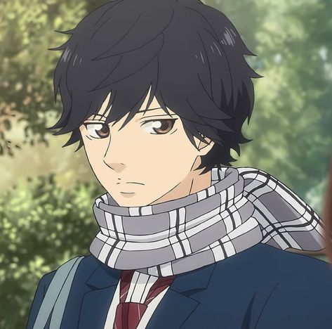 Kou Mabuchi Icons, Kou Mabuchi, Blue Spring Ride, Ao Haru, Blue Spring, Anime Aesthetic, Anime Icons, Anime Boy, Anime