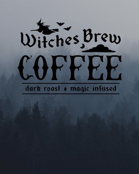 YOU WILL NOT RECEIVE ANYTHING IN THE MAIL - THIS IS A DIGITAL DOWNLOAD Witches Brew Coffee  The perfect morning print to see during the Halloween season Print, frame, hang, decor!! Witchy Jokes, Coffee Witch, Witches Brew Coffee, Witch Coffee, Coffee Prices, Witch Pictures, Hang Decor, Morning Memes, Tea Quotes