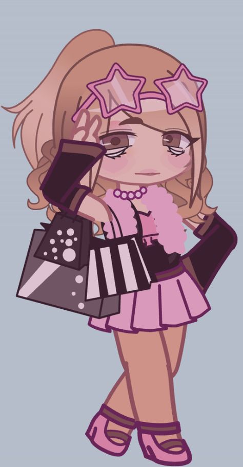 Gacha Oc Ideas Y2k, Gyaru Gacha Life, Gyaru Gacha Club, Gyaru Gacha Oc, Gacha Gyaru, Gacha Chibi, 2000s Japanese Fashion, Gacha Things, Gacha Stuff