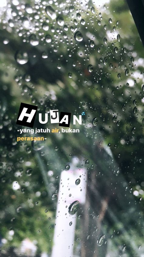 Hujan Rain Quotes, Hujan Air, Romantic Rain, Instagram Questions, Air Mata, Apa Aja, Night Quotes, Jokes Quotes, Good Night Quotes