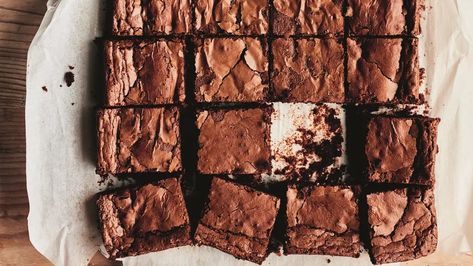 Ultimate Chocolate Brownies, Vegan Brownies Easy, Fudgy Vegan Brownies, Brownie Vegan, Espresso Brownies, Resep Brownies, Pasta Alla Norma, Blondie Brownies, Vegan Brownie