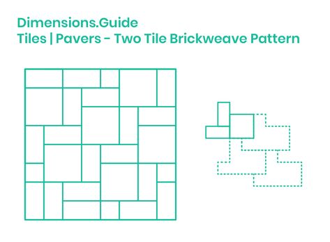 A Two Tile Brickweave Pattern is a pattern that consists of four tile shapes-a large square, a rectangle from the square being divided vertically, rectangle from the square being divided horizontally, and a square from a rectangle divided in half. The four shapes are alternated to create an offset weaving pattern. Downloads online #buildings #tiles Tile Shapes, Paving Pattern, Kitchen 2024, Media Lies, Rectangle Tiles, Elements And Principles, Embroidery Template, A Rectangle, Brick Patterns