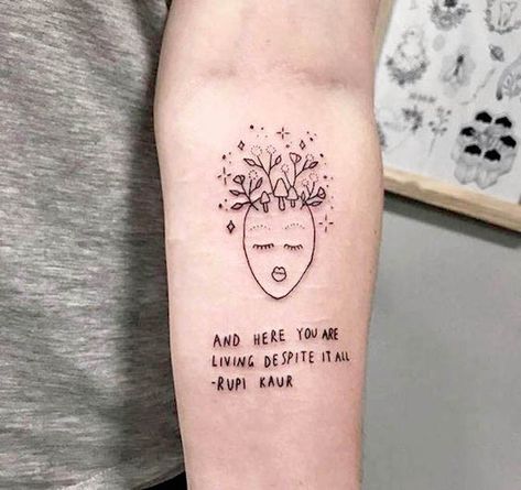 Deep Tattoo Ideas, Strength Tattoo Ideas, Awareness Tattoo, Health Tattoo, Strength Tattoo, Small Meaningful Tattoos, Mental Strength, Dream Tattoos, Simplistic Tattoos