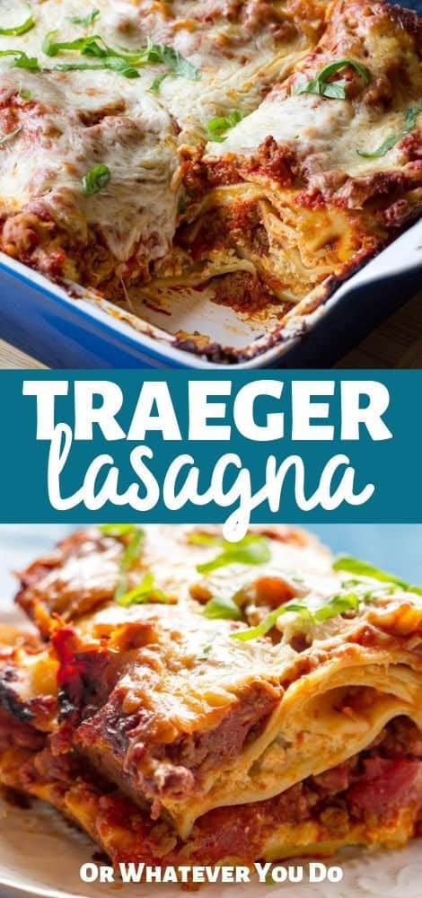 Grilled Lasagna, Smoked Lasagna, Lasagna Homemade, Smoker Grill Recipes, Easy Homemade Lasagna, Traeger Cooking, Pellet Smoker Recipes, Traeger Grill Recipes, Outdoor Cooking Recipes