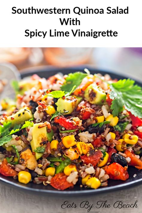 Cold Quinoa Salad, Vegan Quinoa Salad Recipes, Quinoa Health Benefits, Vegan Quinoa Recipes, Southwest Quinoa, Southwest Quinoa Salad, Quinoa Benefits, Healthy Quinoa, Vegan Quinoa