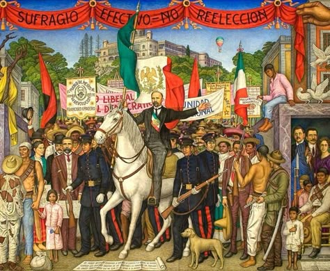 Mexican Revolution, Culture Day, Mexico Destinations, History Images, Medieval History, Mexican Culture, Ancient History, Contemporary Artists, Art Images