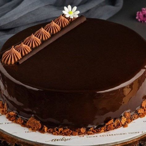 Chocolate Truffle Cake Designs, Patisserie Cake, Truffle Cake, Birthday Cake For Husband, Chocolate Truffle Cake, Chocolate Cake Designs, Cake For Husband, Baking Items, Simple Cake Designs