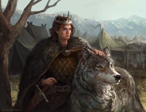 Robb Stark - A Wiki of Ice and Fire Book Arya Stark Art, Robb Stark Art, Robb Stark Fanart, Arte Game, Fantasy People, Eddard Stark, A Clash Of Kings, Game Of Thrones Books, Game Of Thrones Artwork