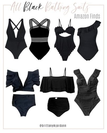 Black Bathing Suit Aesthetic, Black Bathing Suit, Black Bathing Suits, Best Swimsuits, Suit Black, Mom Style, Amazon Fashion, Tequila, Bathing Suit