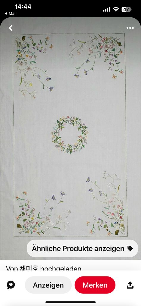 Embroidery Runner, Geometric Wallpaper Iphone, Wedding Tablecloths, Diy Embroidery Patterns, Pola Sulam, Elegant Table Settings, Embroidery Stitches Tutorial, Embroidery On Clothes, Embroidered Wedding