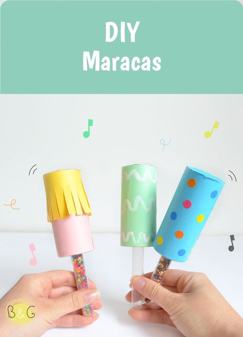 Maracas Diy, Diy Maracas, Maracas Craft, Preschool Fine Motor Activities, 2nd Grade Activities, Preschool Fine Motor, Mexican Party Theme, Creative Activities For Kids, Mexican Party