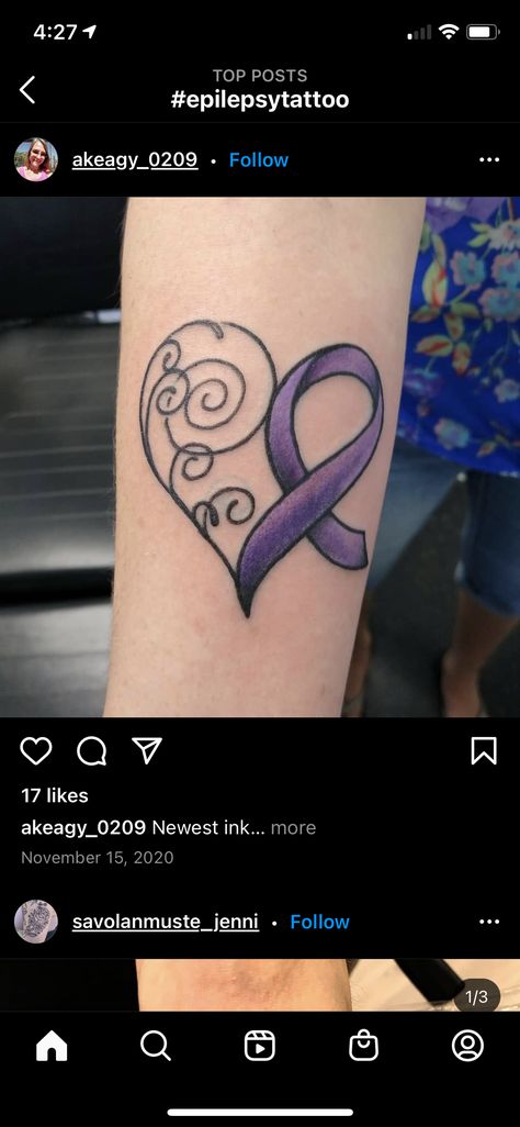 Epileptic Tattoo Ideas, Awareness Tattoo, Cute Tats, Mom Tattoo, Mom Tattoos, Some Ideas, New Tattoos, Infinity Tattoo, I Tattoo