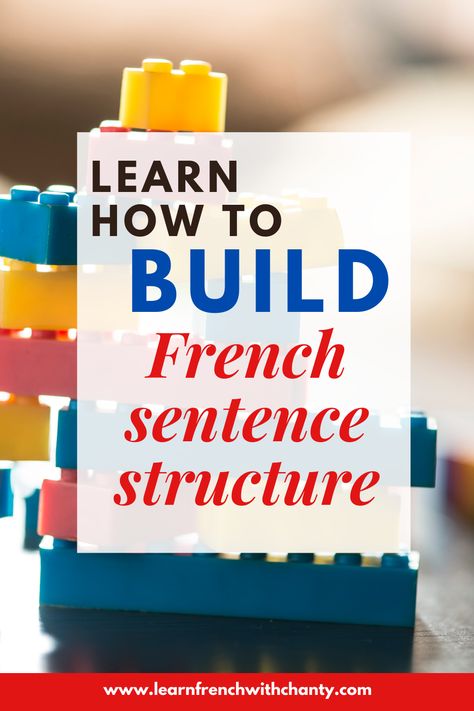 French Prepositions, Building Sentences, Imperative Sentences, French Sentences, Learn French Beginner, Learn To Speak French, Learning A Language, Sentence Construction, Foreign Language Teaching