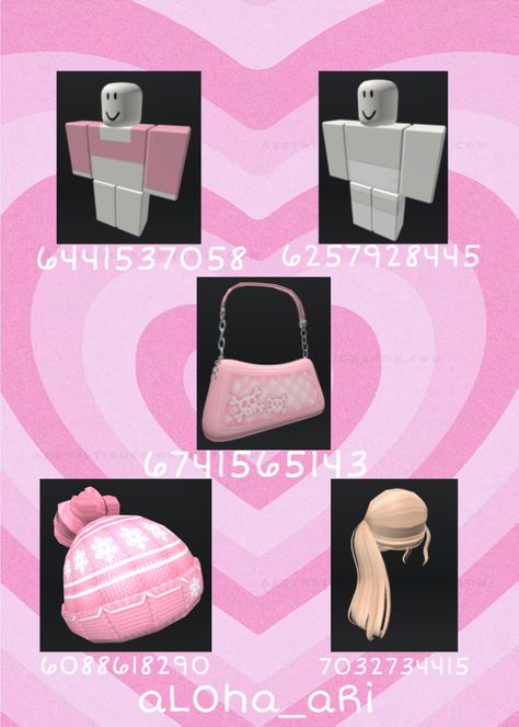 Bloxburg Pink Top Codes, Bloxburg Pink Hat Code, Bloxburg Outfit Codes White Skirt, Bloxburg Outfit Codes Pink Dress, Pink Shirt Bloxburg Codes, Pink Clothes Berry Avenue Codes, Bloxburg Pastel Outfit Codes, Pink Hair Brookhaven Code, Bloxburg Teenage Outfit Codes