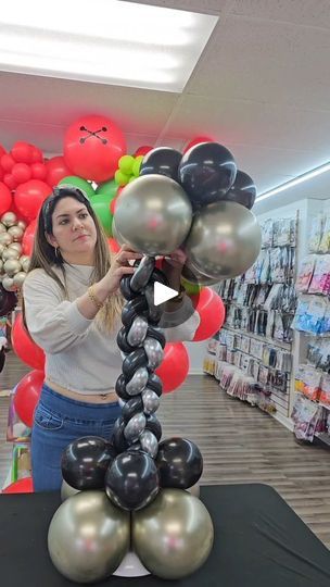 10K views · 14K reactions | 😱 look at this #reelsinstagram #graduation #grad2024 | Boga Balloons | ELITE Djs · Fireball (Remix) Balloon Table Decorations, Baloon Art, Balloon Table Centerpieces, Hollywood Theme, Graduation Balloons, Balloon Centerpieces, 10k Views, Balloon Decor, January 20