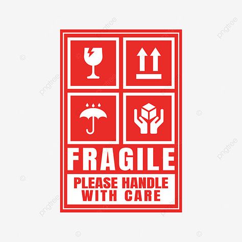 Handle With Care Logo, Logistics Stickers, Handle With Care Sticker, Sticker Png, Care Logo, Handle With Care, Picture Illustration, Psd Icon, Car Logos