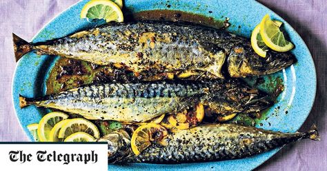 Spanish-spiced baked whole mackerel recipe Whole Mackerel Recipe, Fish In Foil, Drunken Noodles Recipe, Baked Mackerel, Mackerel Recipe, Thai Drunken Noodles, Kitchen Foil, Mackerel Recipes, Spanish Mackerel