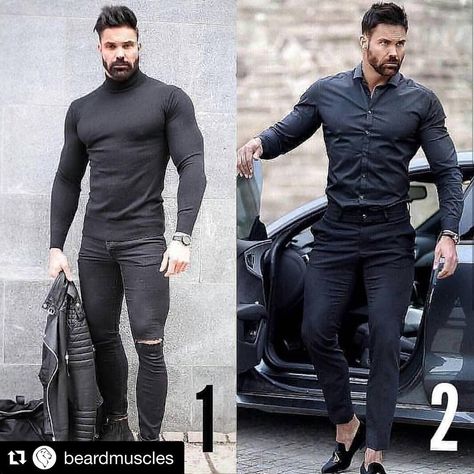 Streetwear Inspiration, Evolution Of Fashion, Mens Trendy Outfits, Mens Fashion Rugged, Men In Black, All Black Looks, Would You Rather, Mens Fashion Suits, Gentleman Style