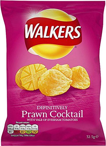 48 X WALKERS CRISPS PRAWN COCKTAIL 32.5g | 48 PACK BUNDLE: Amazon.co.uk: Grocery Zainab Aesthetic, Whisps Cheese Crisps Recipes, Crisps Packaging, British Crisps, Siljans Croustades Crispy Shells Recipes, Ready Salted Crisps, Prawn Cocktail Crisps, Crisp Packet, Walkers Crisps