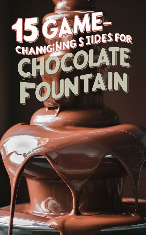 Elevate your chocolate fountain game with these delicious pairing ideas! 🍓🍌🍪 #chocolatefountain #dessertideas Chocolate Fountain Recipe, Chocolate Fountain Ideas, Chocolate Fountain Bar, Chocolate Fountain Recipes, North Pole Breakfast, Cinnamon Waffles, Pairing Ideas, Truffle Pasta, Carrot Bread