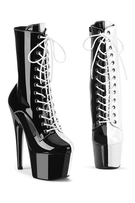 Striped Shoes, Patent Boots, Pleaser Shoes, Light Up Shoes, Corsets And Bustiers, Thigh High Stockings, Lingerie Accessories, Lace Up Ankle Boots, Mid Calf Boots