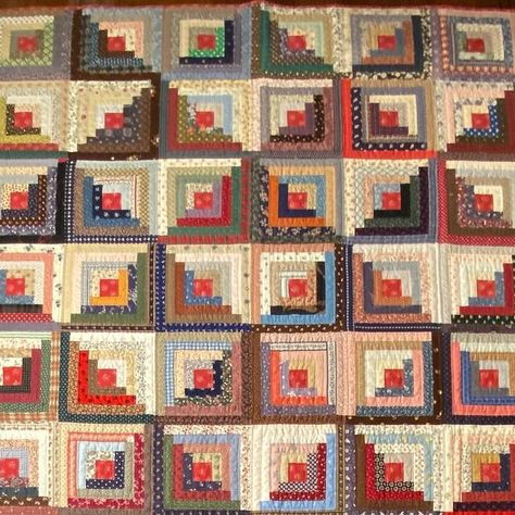 Cindy-Cindys Antique Quilts on Instagram: "This beauty is sold ,, thank you ❤️🤎 , but wanted to show the dazzling design and colors !!!  Lights and Darks Log Cabin quilt …   #logcabinquilt #handquilted #americanquilts" Abstract Quilts, Log Cabin Patchwork, Log Cabin Quilt Pattern, Abstract Quilt, The Dazzling, String Quilts, Batik Quilts, Cabin Quilt, Log Cabin Quilts