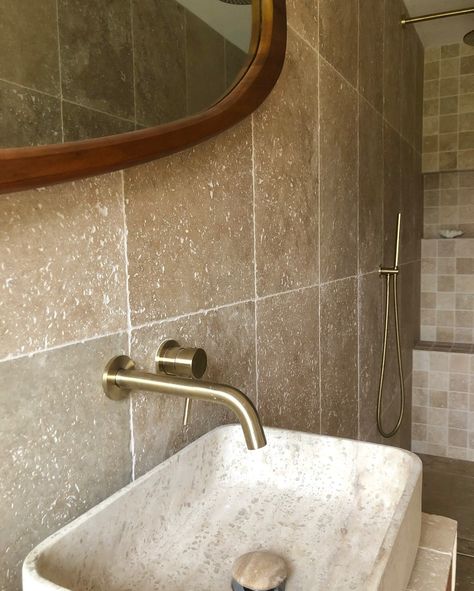 Surface Society on Instagram: “Our client Nicola using our classic travertine 400x600 and 100x100 for her bathroom. ⠀⠀⠀⠀⠀⠀⠀⠀⠀⠀⠀⠀⠀⠀⠀⠀⠀⠀ ⠀⠀⠀⠀⠀⠀⠀⠀⠀⠀⠀⠀⠀⠀⠀⠀⠀⠀ #tiles #surfaces…” Travertine Bathroom, Her Bathroom, Modern Craftsman, Bathroom Counters, Upstairs Bathrooms, Bathroom Tiles, Tile Bathroom, Master Bath, Bath