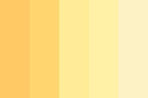 Color Amarillo Pastel, Yellow Palette, Yellow Aesthetic Pastel, Orange Color Palettes, Color Palette Yellow, Color Of The Day, Color Palette Design, Yellow Aesthetic, Color Theme