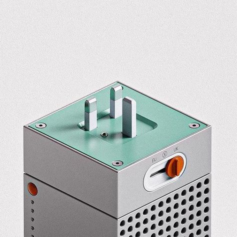 @minimal_lemonade on Instagram: "Modular cuboid designs for various travel accessories including: Travel Plug, Speaker (Standard), Speaker (Base), Battery Pack (6x Li-Ion 18650) Cable Holder and Tidies. Designed by @illustrate.design.oxford" Cable Holder, October 23, Battery Pack, Industrial Design, Travel Accessories, Lemonade, Speaker, Oxford, Cable