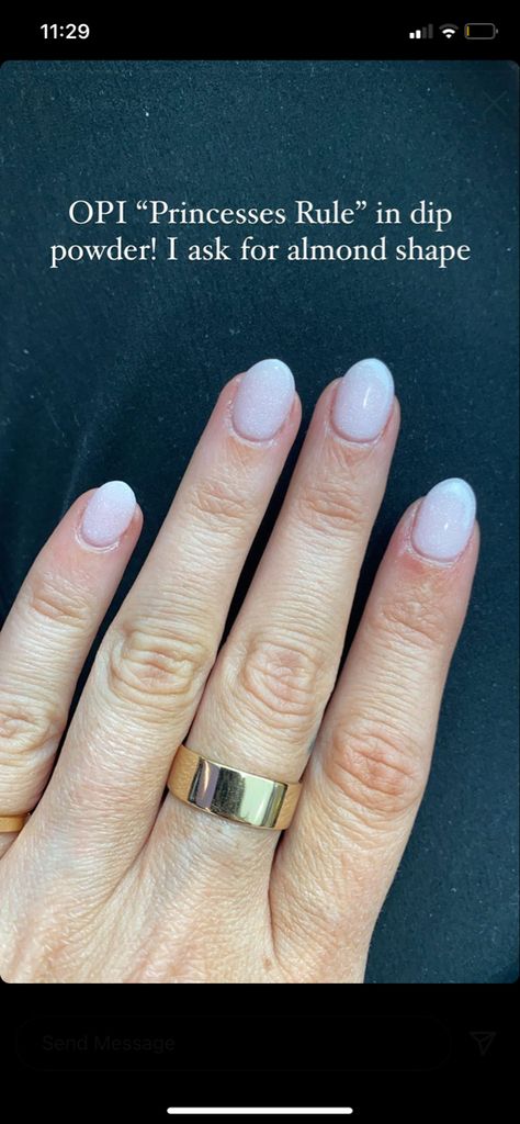 Princesses Rule Opi Dip, Princess Rule Opi, Opi Engagement Nails, Opi Princesses Rule Dip Powder, Princess Rules Opi Dip, Princesses Rule Opi, Opi Dip Powder Colors, Opi Princesses Rule, Engagement Nails