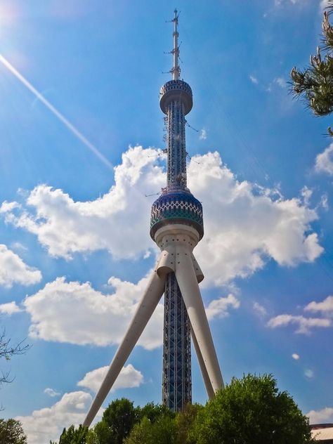 Tashkent TV Tower, Tashkent, Uzbekistan Tashkent Uzbekistan, Persian Architecture, Travel Destinations Asia, Indian Architecture, Ancient Temples, Islamic Images, Tour Operator, Central Asia, City Travel