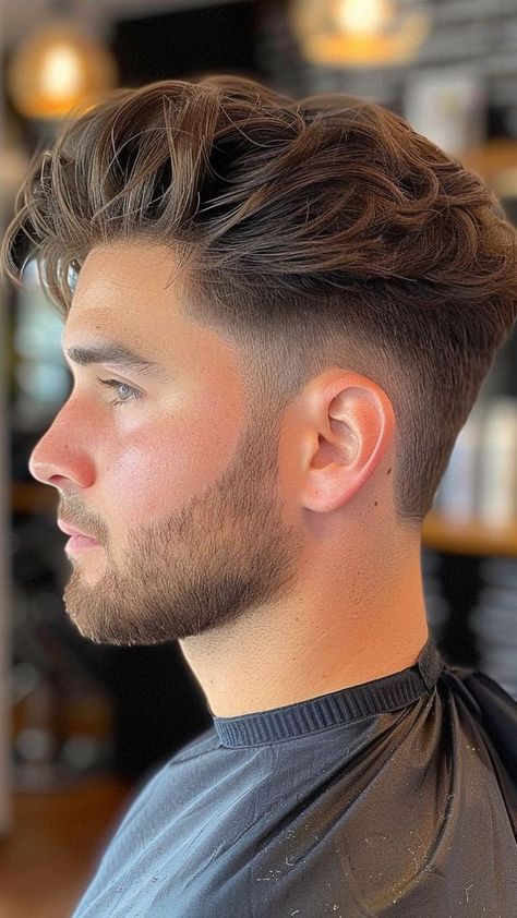 Latest Haircut For Men, Haircut And Beard, Faded Haircut, Low Taper Fade Haircut, Mid Fade Haircut, Best Fade Haircuts, Trendy We Fryzurach, Low Taper, Haircuts 2024